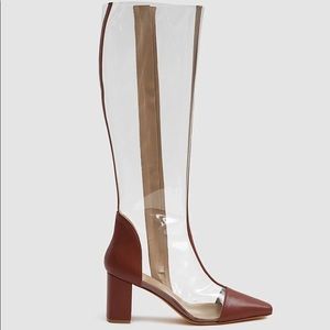 Maryam Nassir Zadeh Jupiter Chesnut Boots With Dust Bag